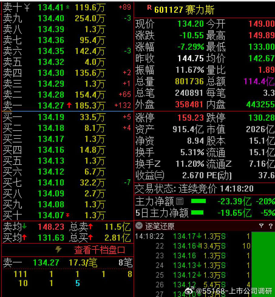 賽力斯股價(jià)近期大幅下跌的原因分析，賽力斯股價(jià)大幅下跌原因解析