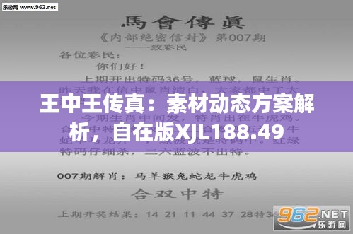 探索王中王，最新傳真背后的故事與意義，揭秘王中王，最新傳真的幕后故事與深遠意義