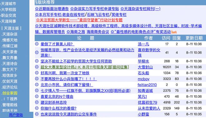 天涯論壇與貼吧，網絡交流的獨特舞臺，天涯論壇與貼吧，網絡交流獨特舞臺探析