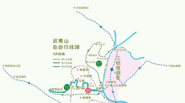 武夷山2日游經典路線，武夷山2日游經典攻略路線探索